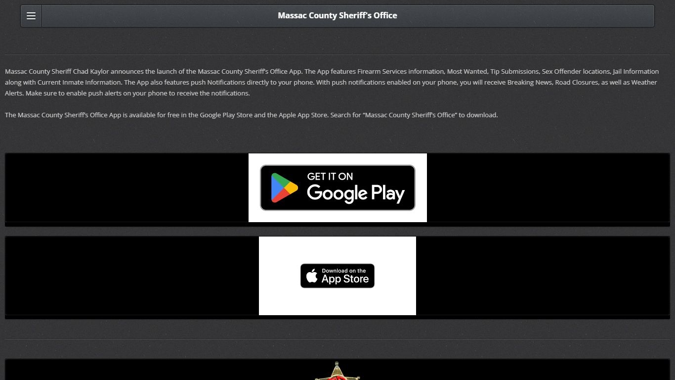Massac County Sheriff's Office - Home